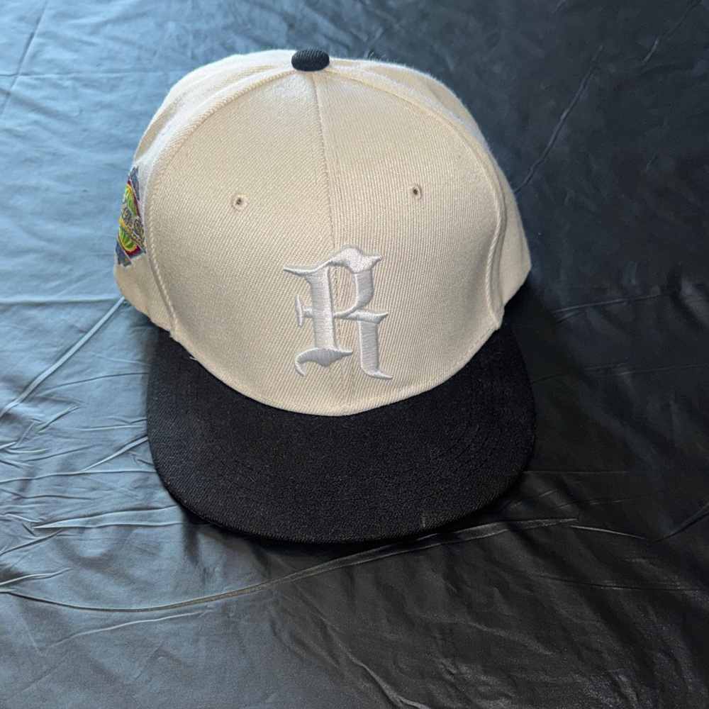Black and Cream Baseball Cap